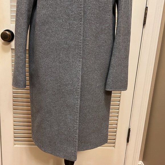 Cinzia Rocca Icons Medium Weight Wool & Cashmere-Blend Coat in Gray, Size 8, NWT - Picture 8 of 17